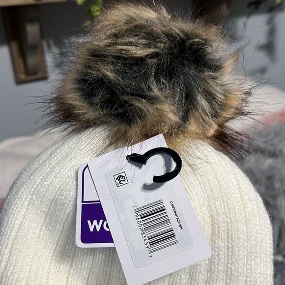 University of Alabama Beanie Off White Cream Winter Hat Acrylic Cap Womens - Picture 4 of 7